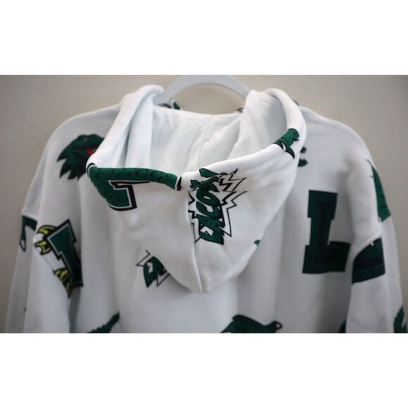 Lacoste SF9215-51-001 Women's Sz 36 US 4/S White Oversized Fleece Hoodie - Picture 7 of 13